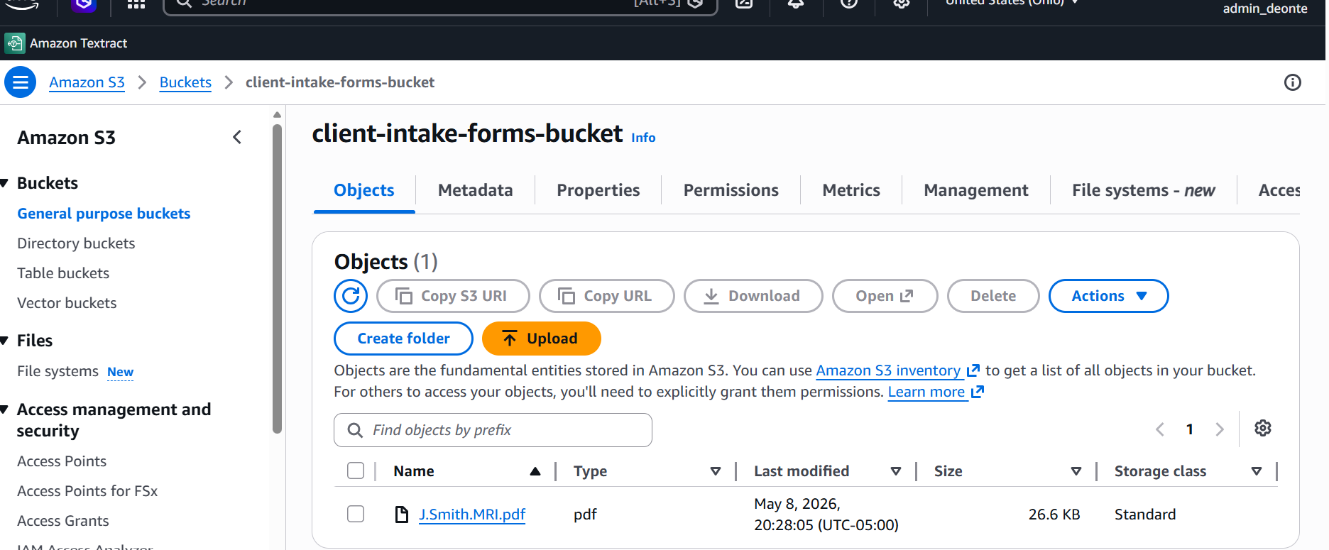 S3 Document Upload